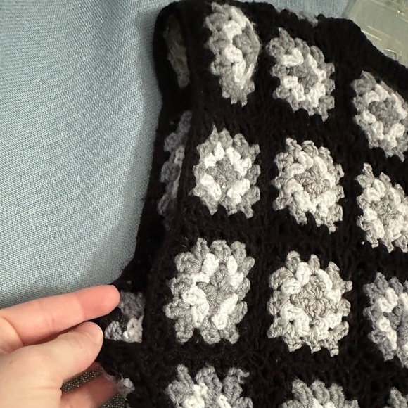 Beautiful Crochet Granny square Vest or Cover up - Picture 5 of 7
